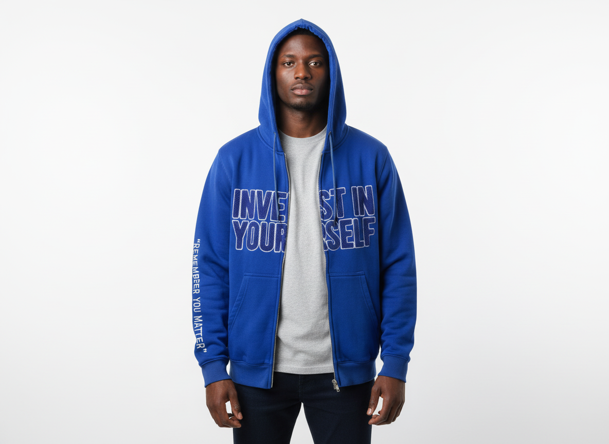 Legacy Drop Invest In Yourself Zip-Up Hoodie
